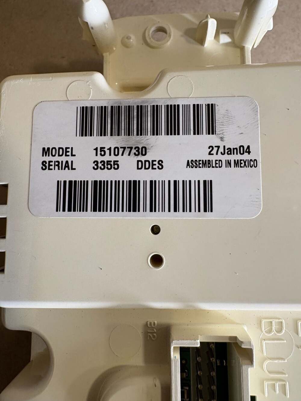 Gm Climate Control Module 15107730 Ac Heater Panel - Picture 3 of 3